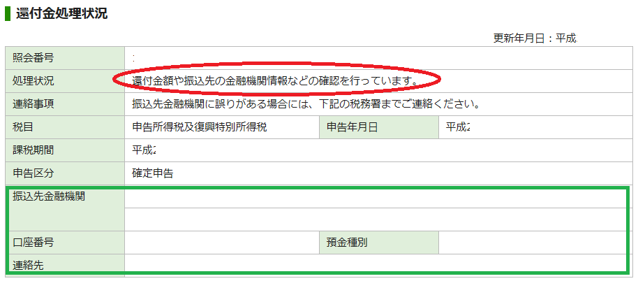 E Taxで還付金処理状況を確認する 税理士かわべのblog