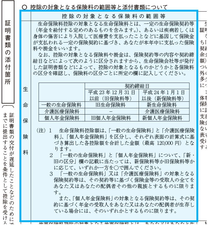 給与所得者の保険料控除申告書の書き方 平成30年分 税理士かわべのblog