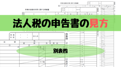 初心者向け 法人税の申告書の見方 別表四 J Musu No Blog