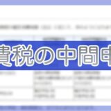 令和6年分-消費税の中間申告