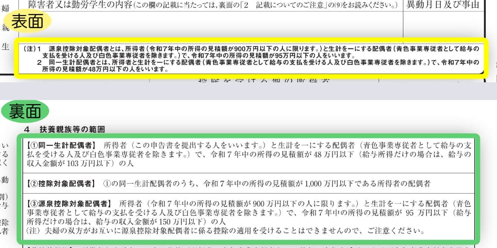 令和7年分-給与所得者の扶養控除等（異動）申告書の書き方-22