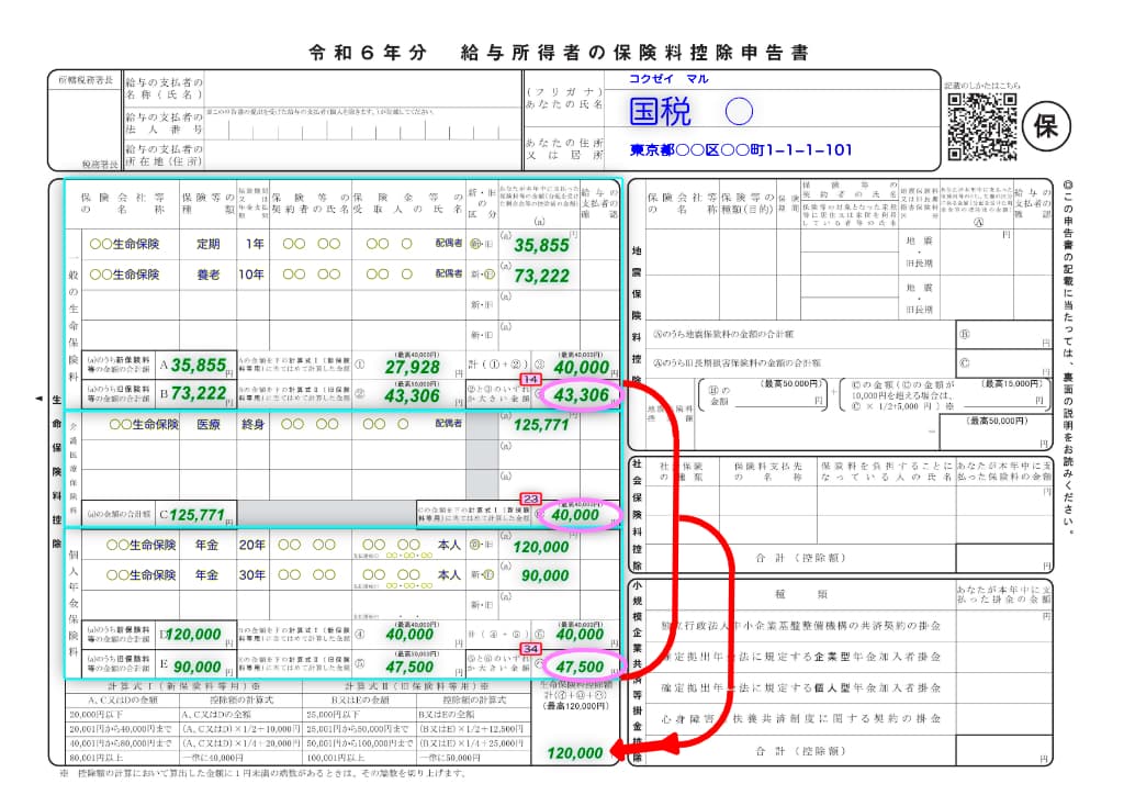 令和6年分-保険料控除申告書の書き方-51