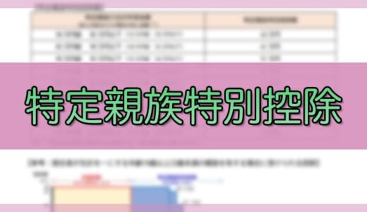 【令和7年度】税制改正による「特定親族特別控除」をざっくり解説！